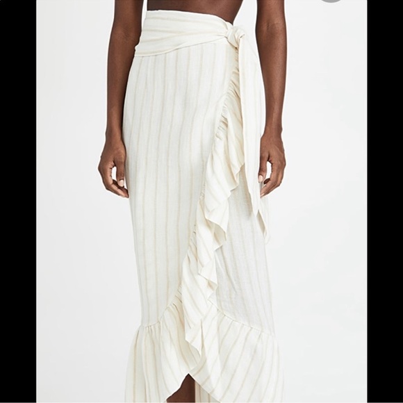 Mara Hoffman Eavan Skirt, Khaki, XS - Picture 2 of 3
